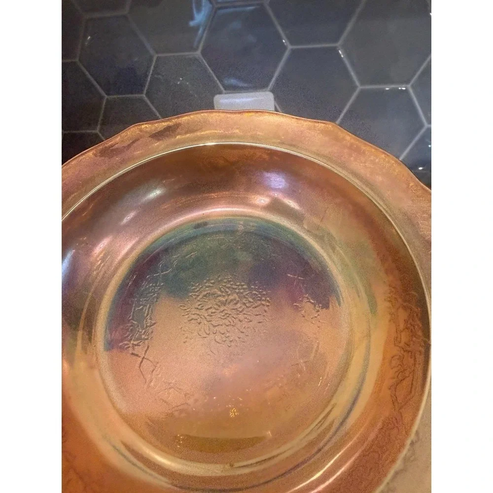 Federal Iridescent Marigold Normandie 6 1/2